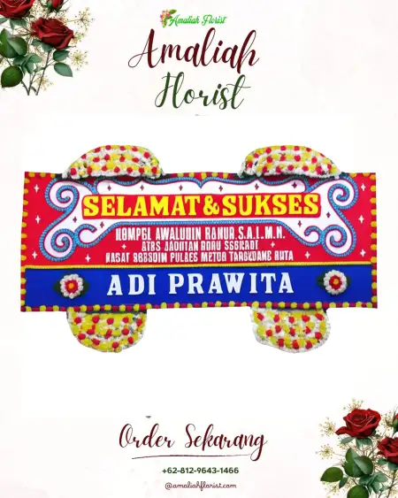 Papan Bunga Ucapan Selamat Selokaton